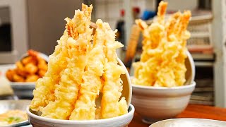 【大阪 玉造】特盛り天丼の作り方「活旬 大枡」そば・海鮮丼・オムライス・パスタ・定食他 ASMR Japanese cuisine Street food