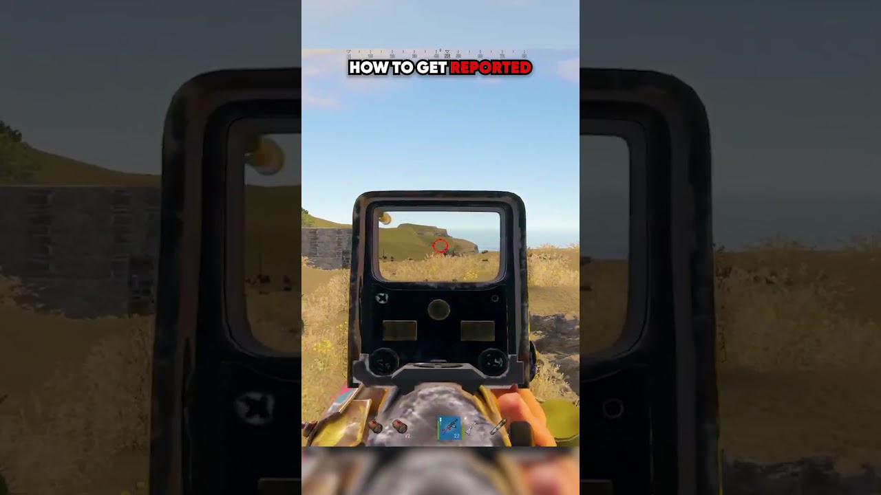 How to get REPORTED in Rust 💀👀😭 #rust #shorts #trausi