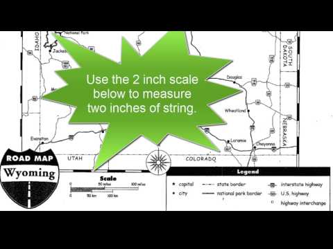 Daily Geography Week 11 Wyoming Road Map