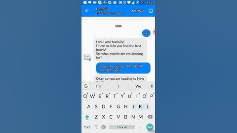 Hotel Booking Chatbot