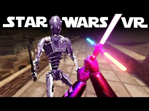 Mastering Lightsabers in VR - Blade and Sorcery Outer Rim Mod