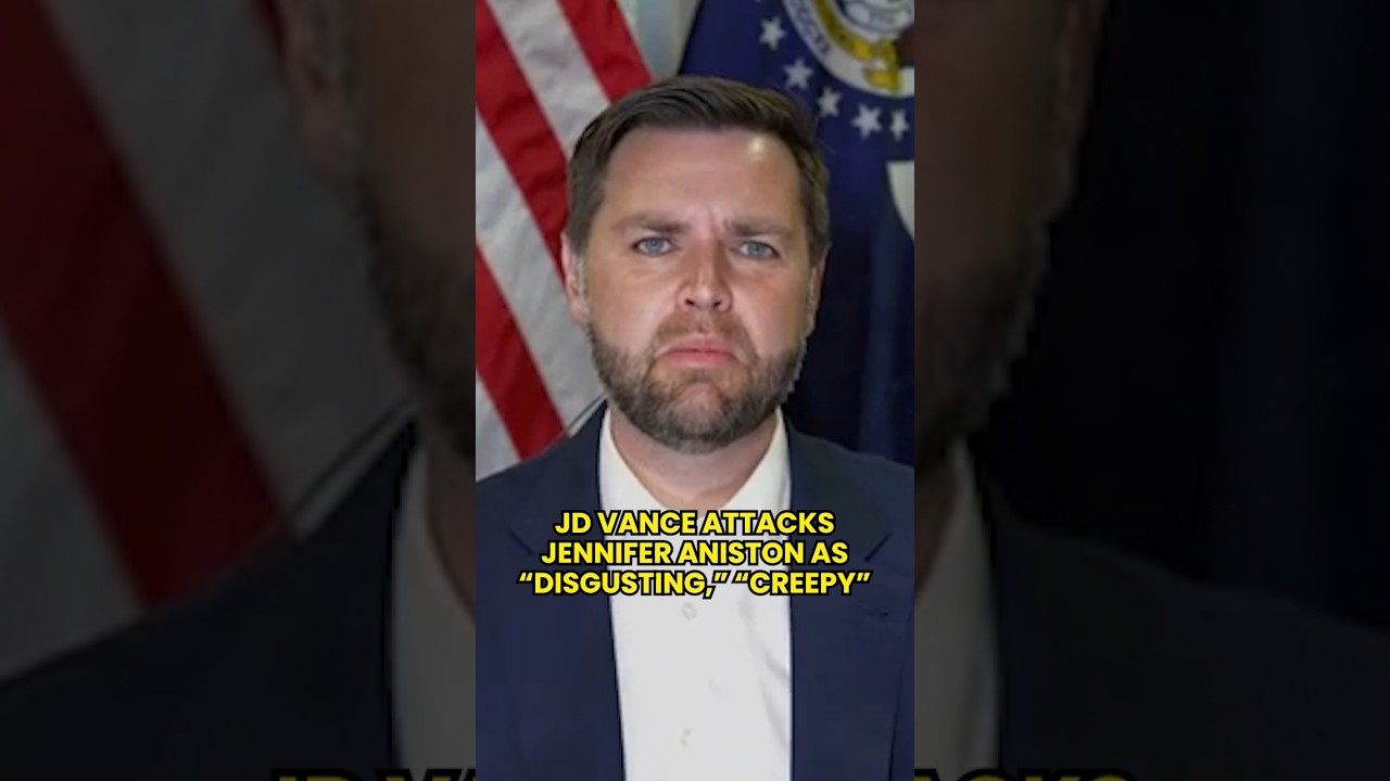 JD Vance ATTACKS Jennifer Aniston as “Disgusting”