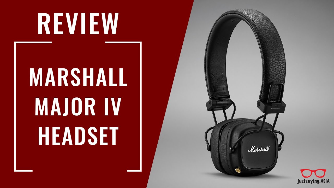 CASQUE MARSHALL MAJOR IV BLUETOOTH BLACK