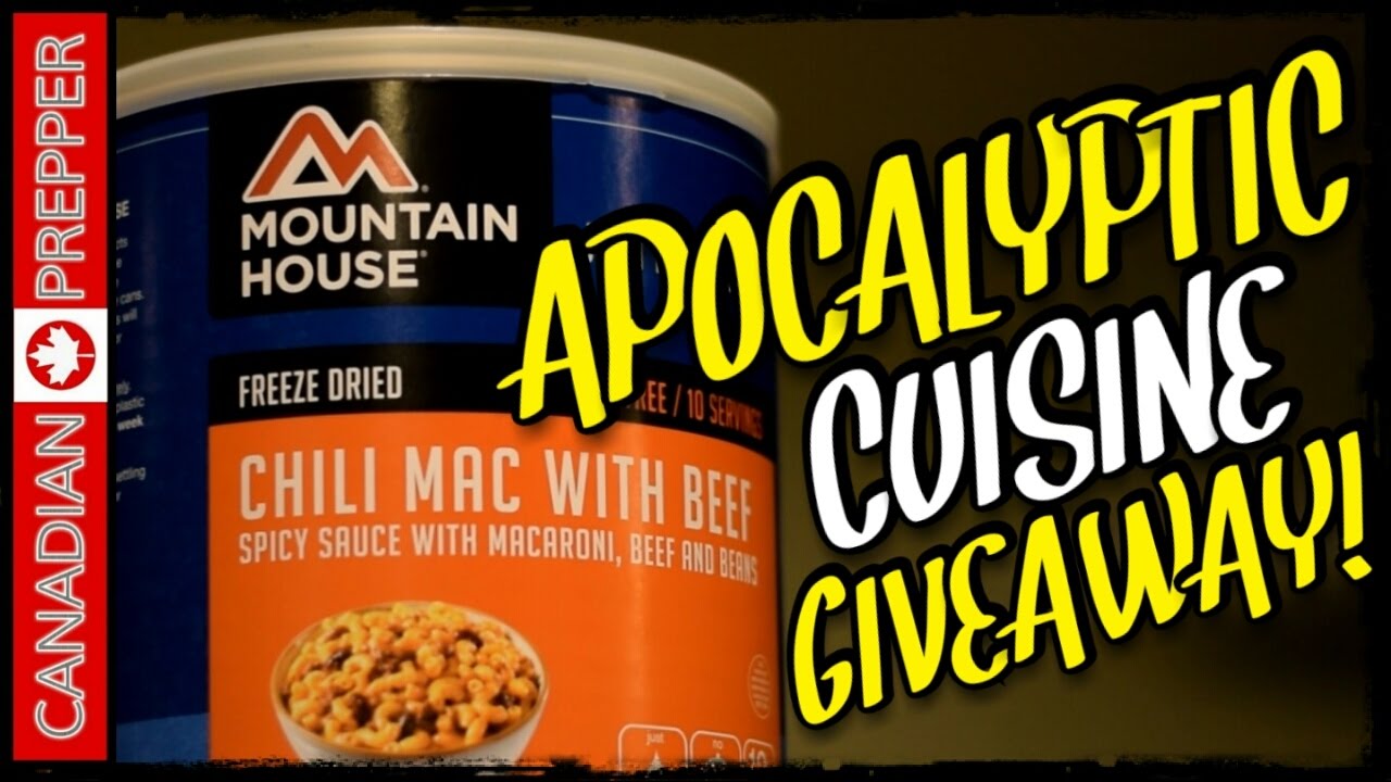 Mountain House Apocafood Chili Mac Review and Giveaway YouTube