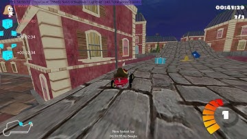 SuperTuxKart 0.9.3 Candela City reverse