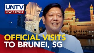 Pres. Marcos Jr. sets to visit Brunei, Singapore