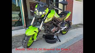 Benelli TNT 125 Oil Change...20260415