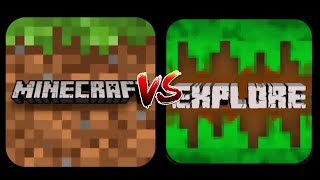 Minecraft VS Pixel World : Explore screenshot 2