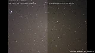 Deep Sky real time treatment - Comparison RAW video and Jetson Xavier NX treatment (Python & CUDA)