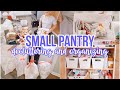 SMALL PANTRY DECLUTTER &amp; ORGANIZE // DECLUTTERING AND ORGANIZING // HOME ORGANIZATION // BECKY MOSS
