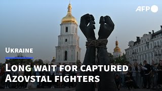 Ukraine's bitter wait for captured Azovstal fighters | AFP