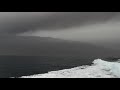 Volcán en la Palma desde el yate.