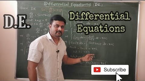 #Problem ||# Exercise 8(b) III bit. 5.|| #Differential Equations|| # Mathematics 2B||