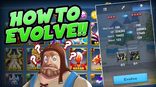 HOW TO EVOLVE HEROES** Idle War: Legendary Heroes screenshot 4