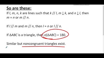 MATH335 Content - Euclidean Geometry Basics