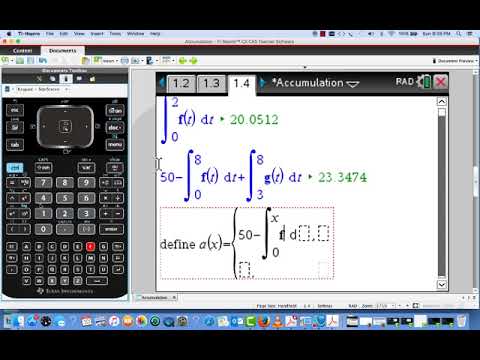 Accumulation On The Ti Nspire Cx Cas Graphing Calculator Youtube