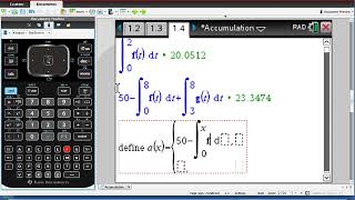 Accumulation on the TI-Nspire CX CAS Graphing Calculator