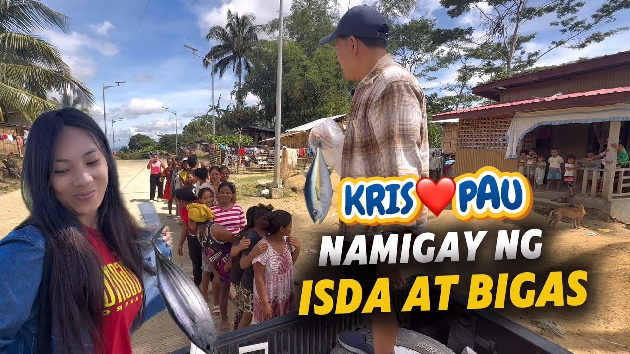 KRISPAU NABIGAY NG ISDA AT BIGAS  SA BUNDOK