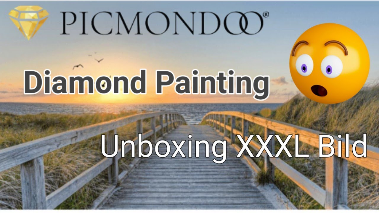 Diamond Painting unboxing XXXL 😱 Picmondoo 2 Strand der Ruhe 🐚🌊👙 YouTube
