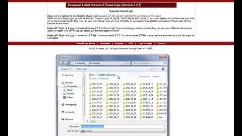 How to start Visual Logic