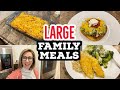 LARGE FAMILY MEALS // DINNERS MY MOM MADE