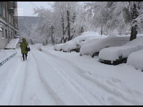 Юг Красноярского края и соседнюю Хакасию завалило снегом