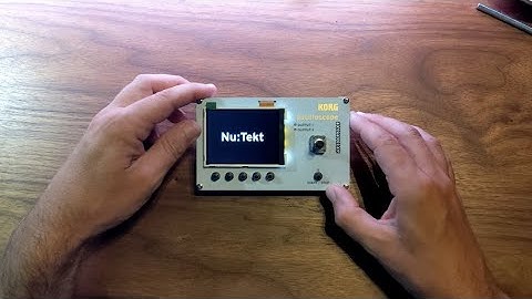 Korg NTS-2 Oscilloscope. Unblocking, Build, and Play