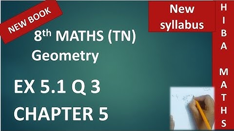 8th maths chapter 5 exercise 5.1 question 3 tn samacheer hiba maths