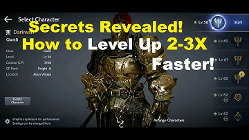 Black Desert Mobile Secrets Revealed on How To Level Up 2-3X Faster!