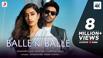 Aparshakti Khurana: Balle Ni Balle | Dhanashree VC | Siddharth AB | Gurpreet S | Official Video