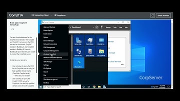Testout | Network + | 6.6.5 Lab: Explore nslookup