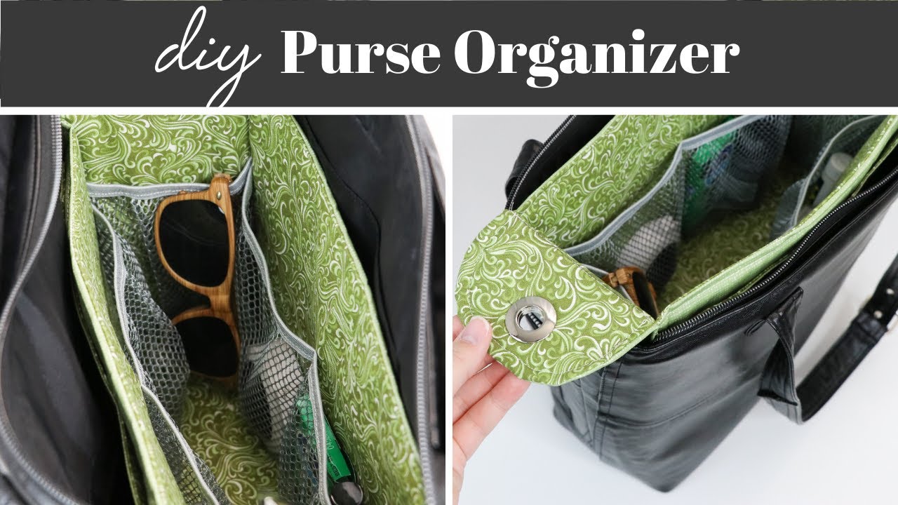 Handbag Insert Organiser, Green By The Leather Store |  notonthehighstreet.com