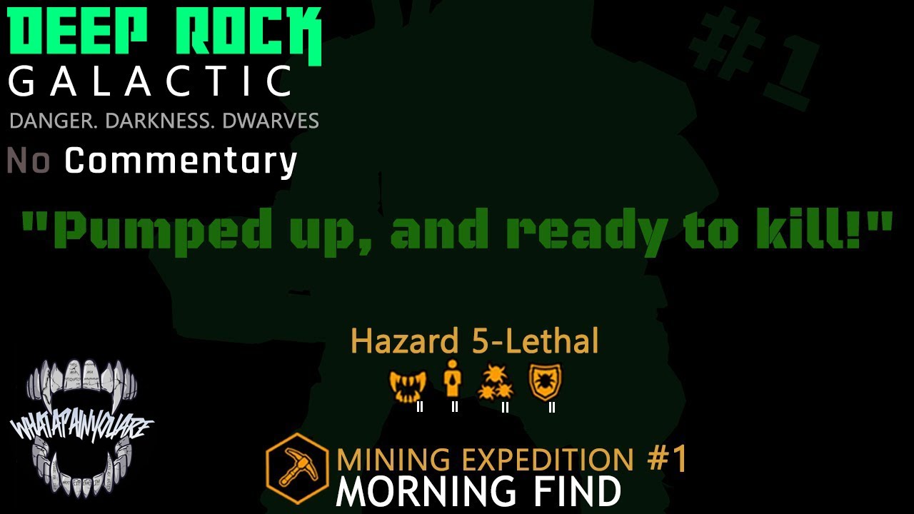 Hazard 5+ All Modifiers | Solo (Gunner #1) | Deep Rock Galactic (No Commentary)