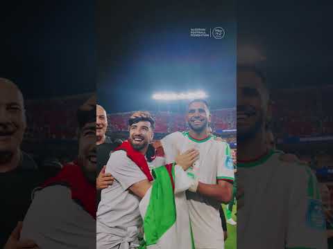 معًا نحتفل… ومعًا نواصل المشوار 🇩🇿👊