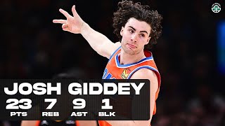 JOSH GIDDEY DROPS 23PTS vs SUNS (FULL HIGHLIGHTS)