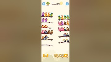 Bird Sort Colour GAMEPLAY LEVEL 171🔥Subscribe Channel@8-Bit games🔥