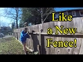 How to Fix Leaning Wooden Fencing--Cheap!...This Will Save $$$$$ How to Fix Leaning Wooden Fencing--Cheap!...This Will Save $$$$$