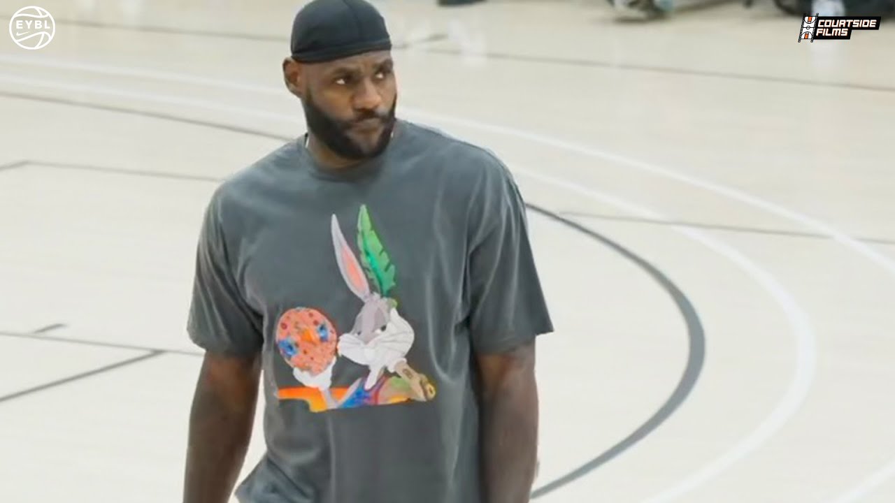 LeBron Goes From Space Jam Debut To Watching Bronny DOMINATE The EYBL Peach Jam!! - Win Big Sports