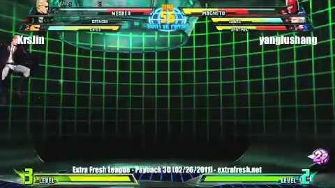 EFL Payback 3D - Marvel vs Capcom 3 Brackets - KrsJin vs yangfushang