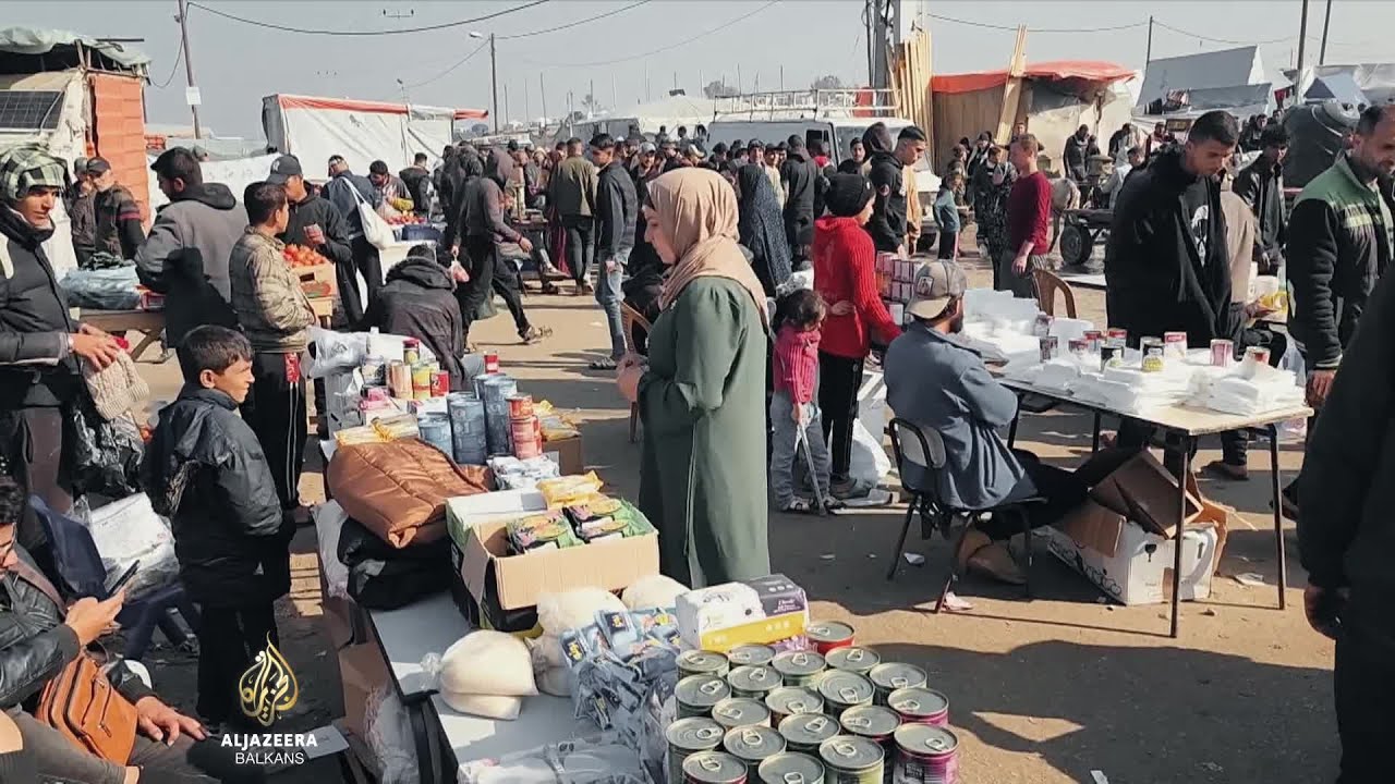 أسعار المواد الغذائية في أسواق رفح باهظة للغاية بالنسبة للكثيرين