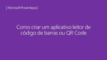 PowerApps - Controle de ativos: leitor de código de barras e QR Code