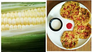 स्विट कॉर्न उत्तपा रेसिपी | इन्सटंट | how to make sweet corn uttappa Food Corner