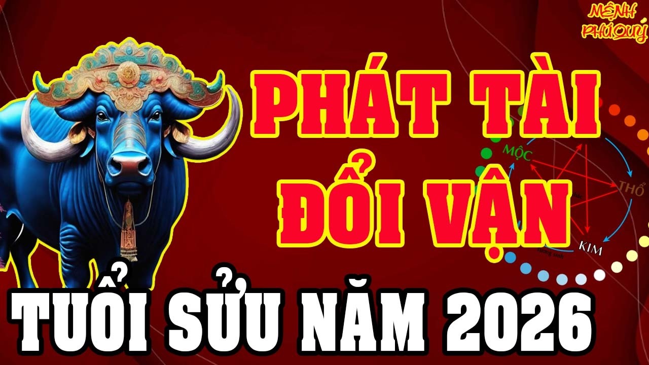 TỬ VI TUỔI SỬU 2026: PHÁT TÀI ĐỔI VẬN - PHÚ QUÝ BẤT NGỜ