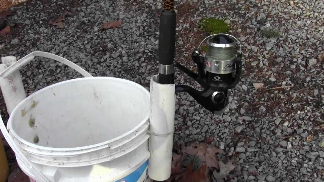 How to make a rod holder bucket 