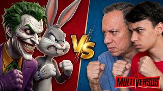 Lutamos contra o CORINGA e o PERNA LONGA no Multiversus!