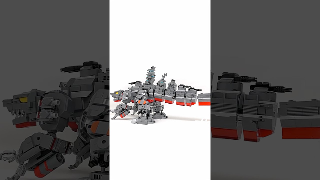 LEGO Battleship Kaiju Mech #LEGO #shorts
