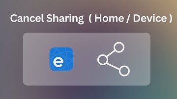 How to cancel sharing Home or Device in eWeLink app
