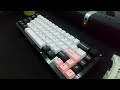 Lubed and Filmed Cherry MX Black Hyperglide Sound Test | MW65 (PLATEFOAM)