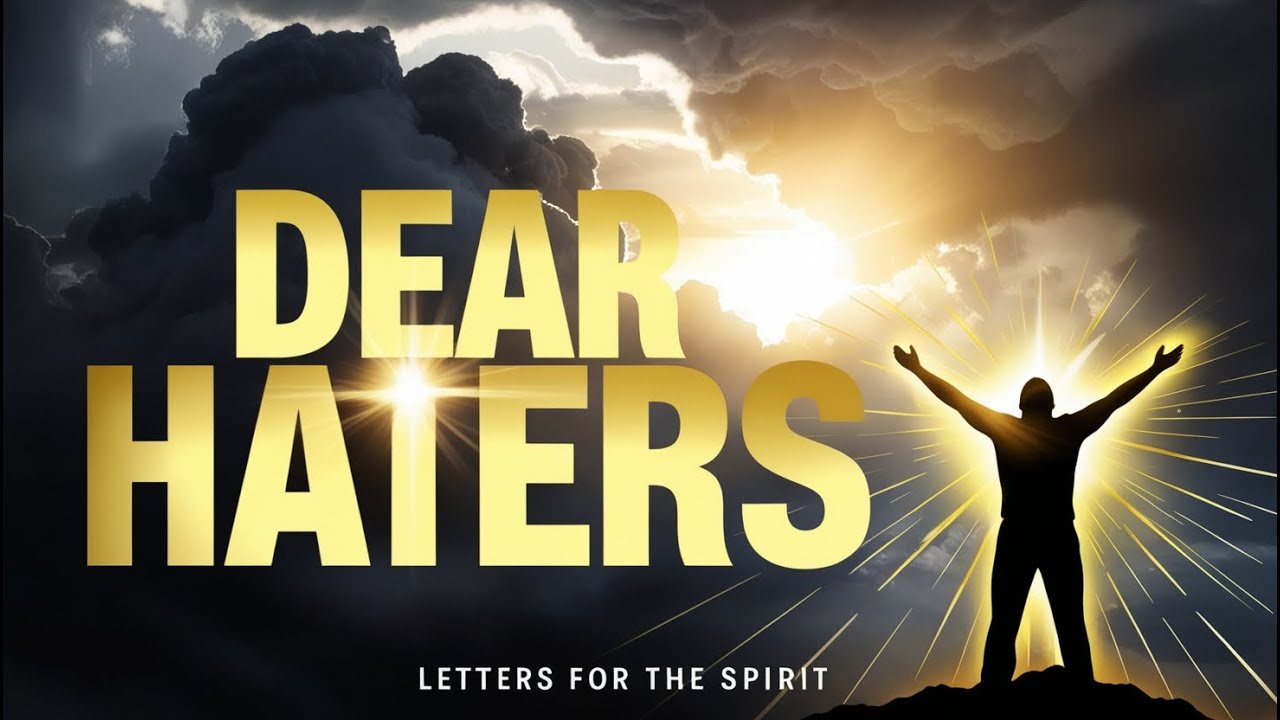 “Dear Haters, | Letters for the Spirit | Rise Above Negativity” letter ...
