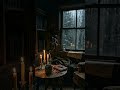 Cozy Cabin Study Ambience 🌧️🔥 Rain Sounds for Focus #shorts #ambient